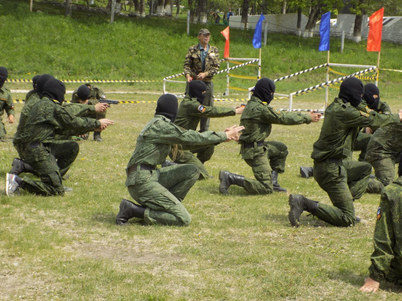 Партизанский спецназ в Преображении на военно-спортивной игре 